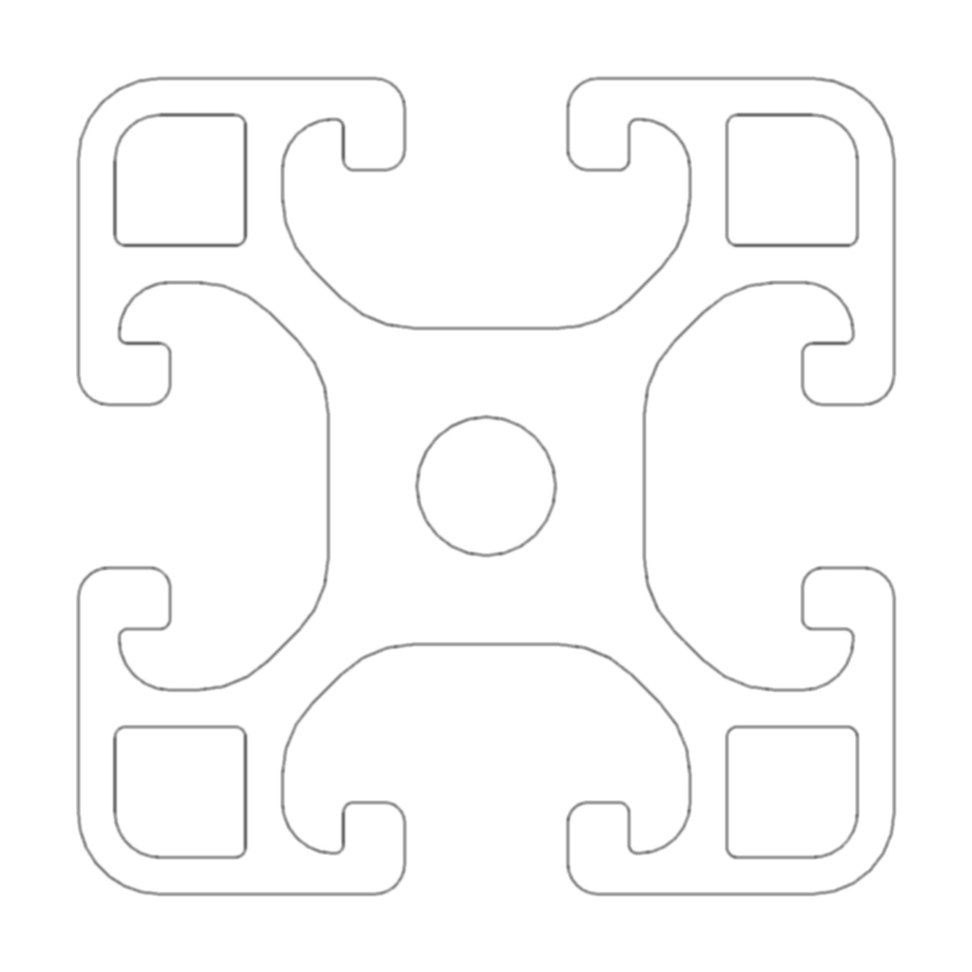 Profil A8 40x40 leicht