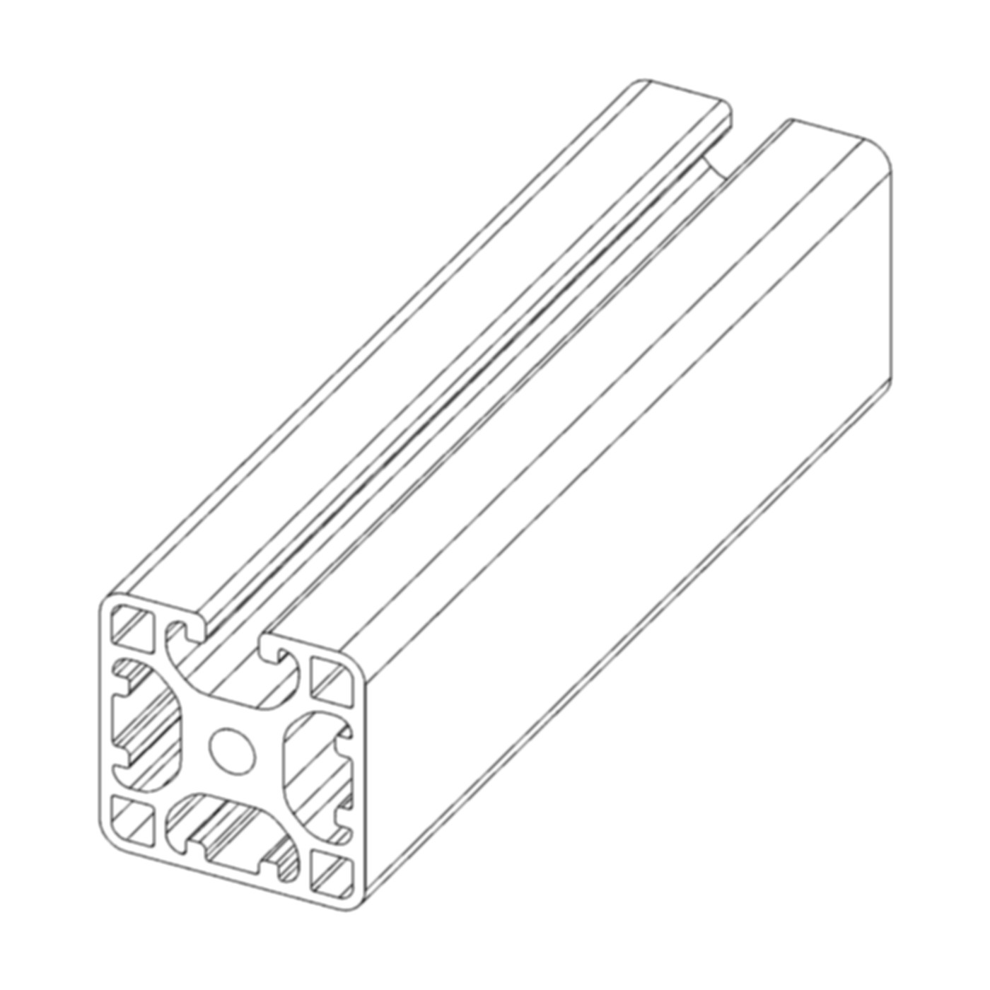 Profil A8 40x40 leicht - 3N