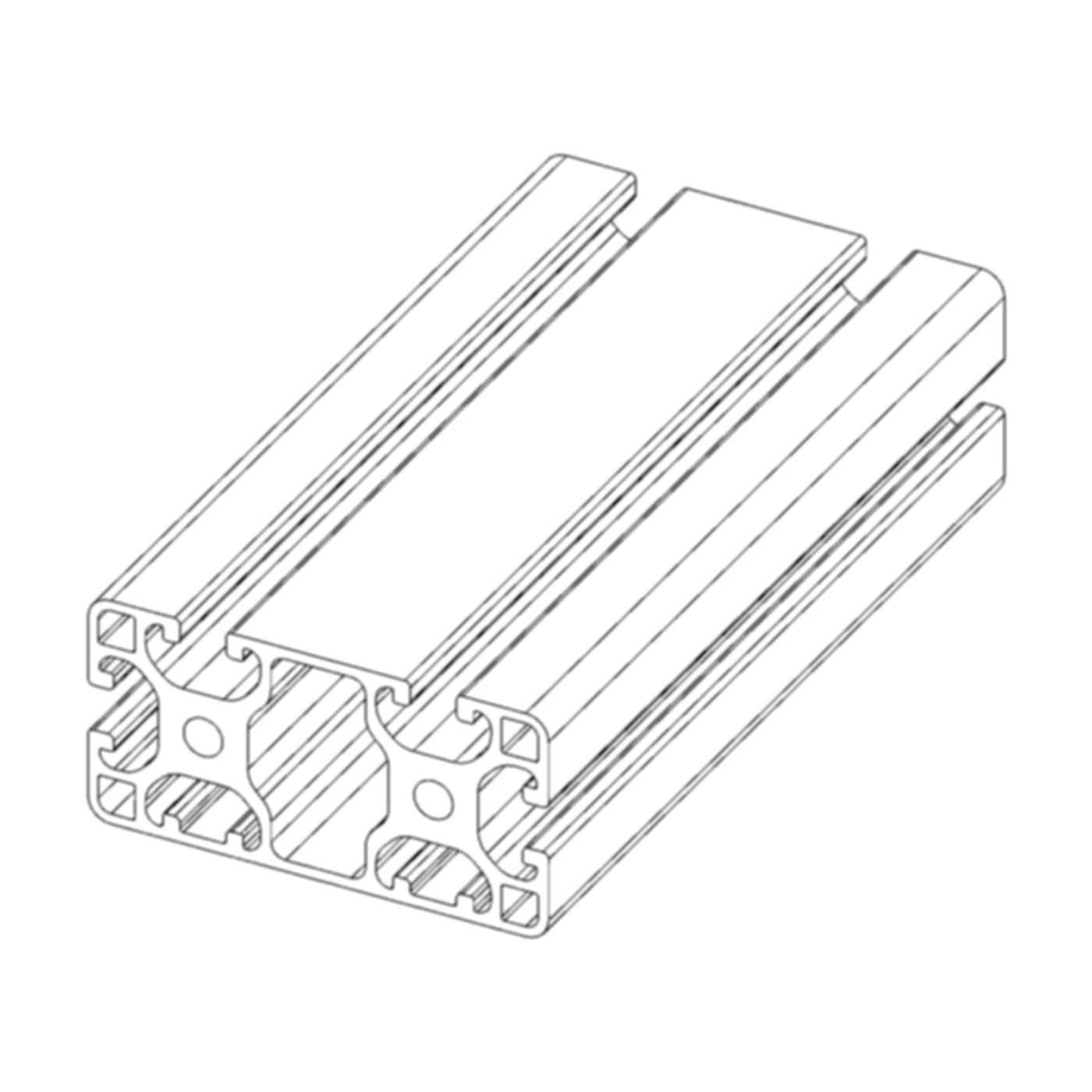 Profil A8 80x40 leicht - 2N