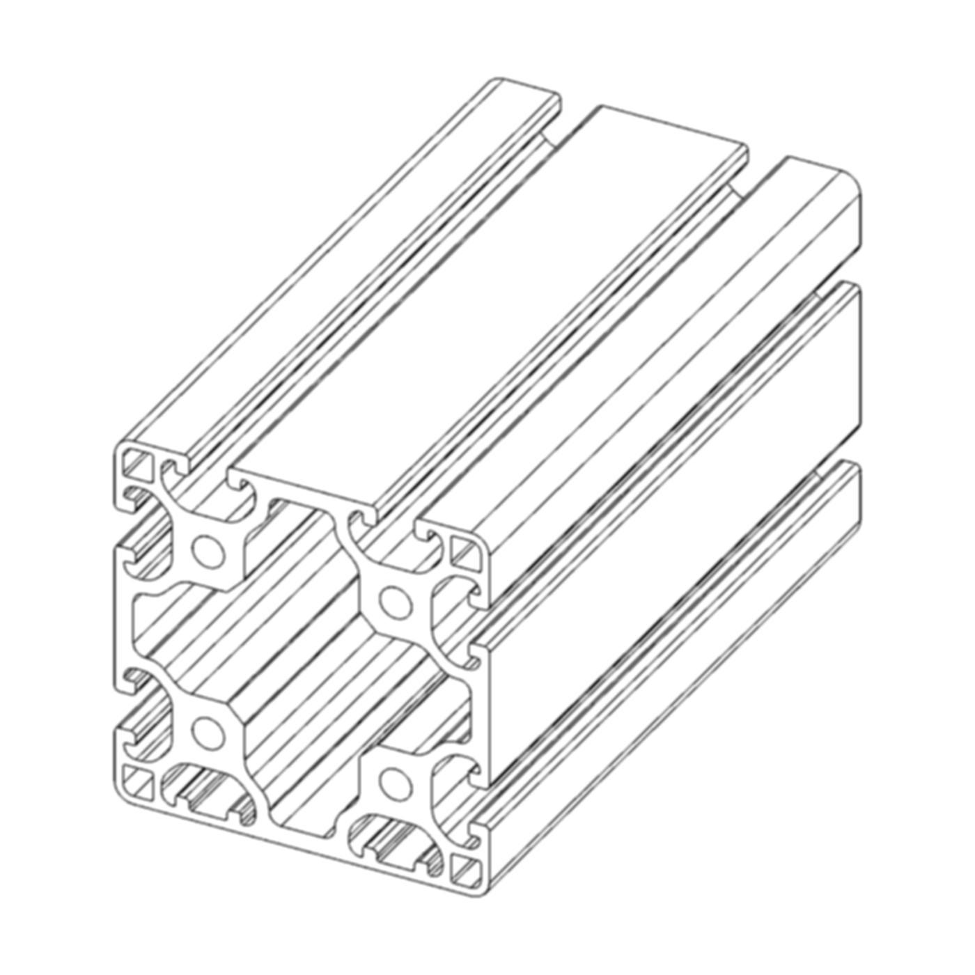 Profil A8 80x80 leicht - 2N