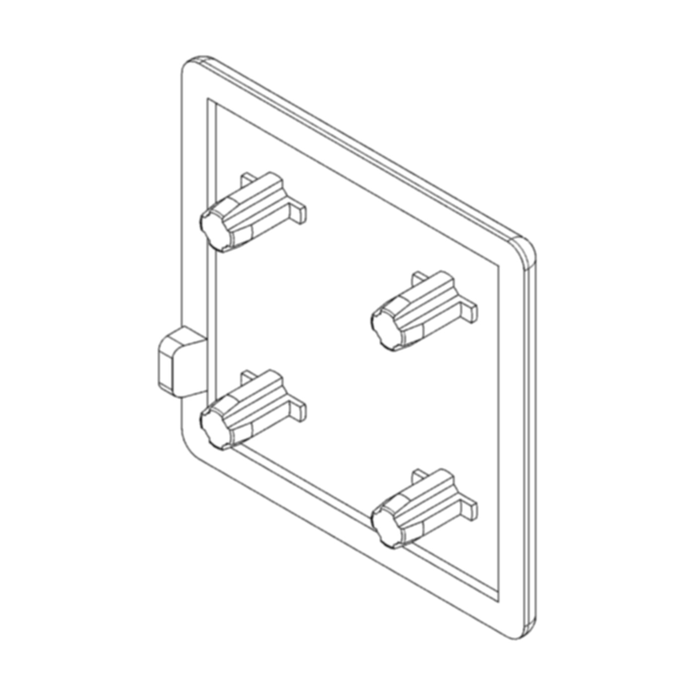 Abdeckkappe A5 40x40