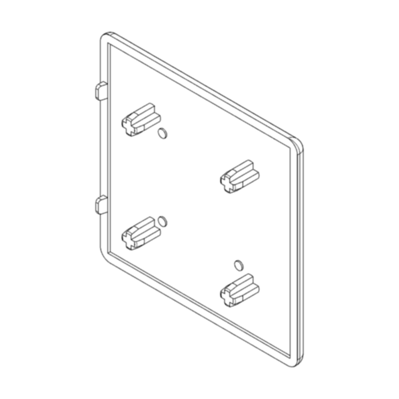 Abdeckkappe A8 80x80