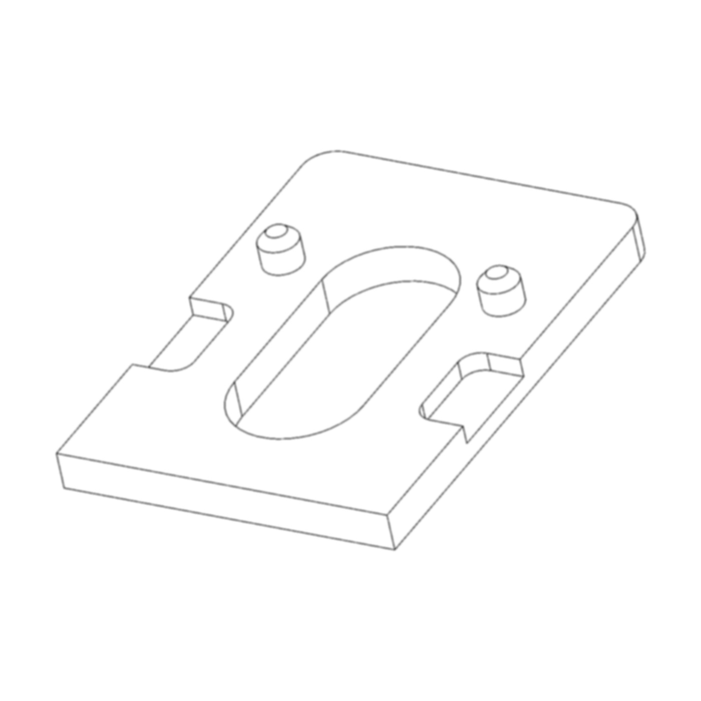 Distanz Uniblock A8 2mm