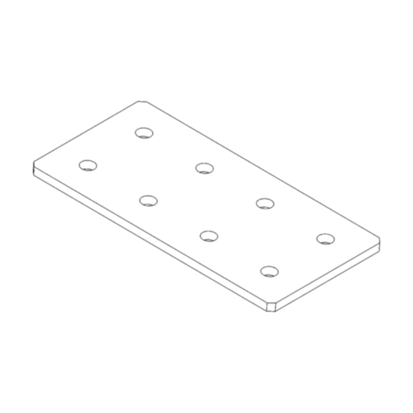 Lasche A8 160x80x5