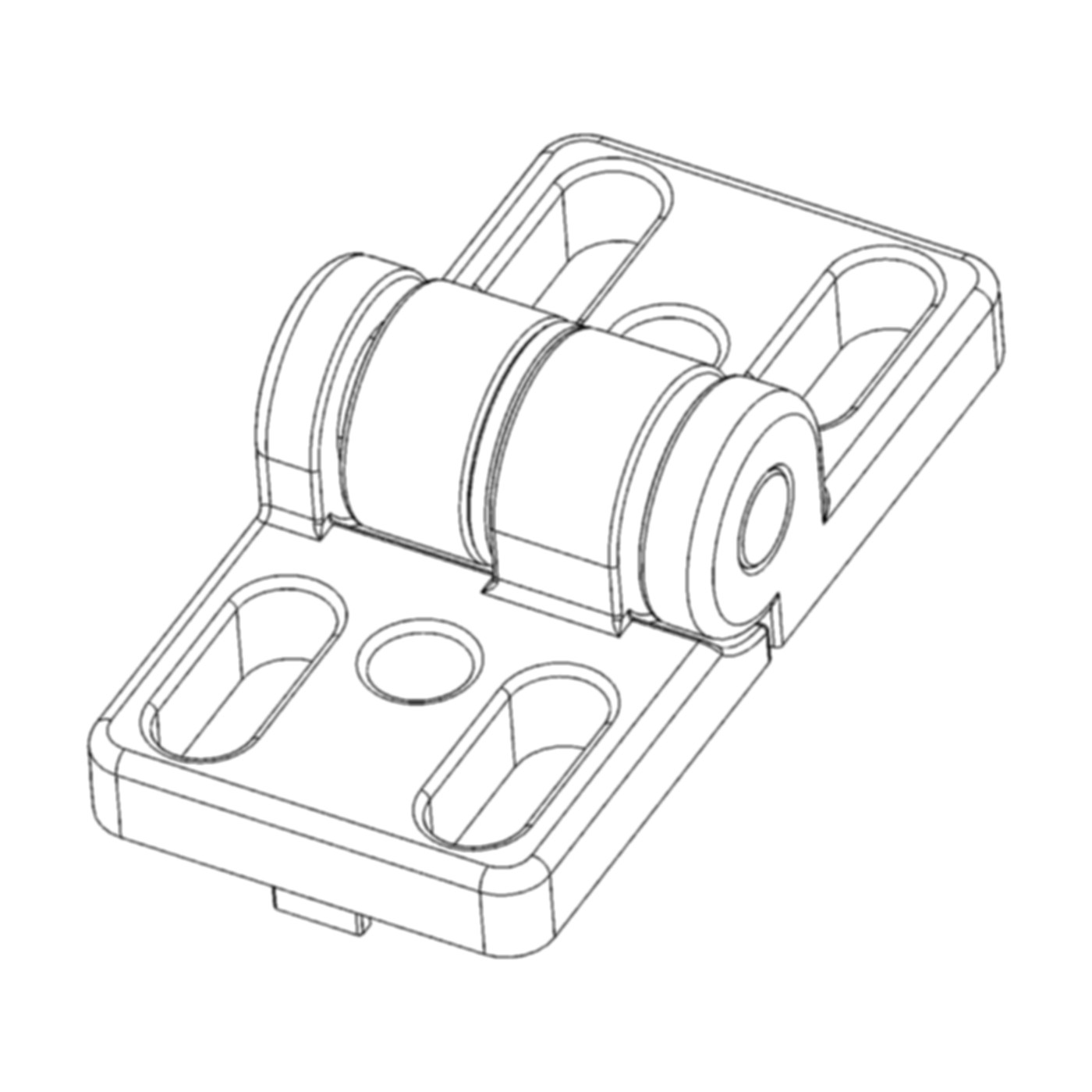 Scharnier A8 40 Zn